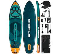 Bigfly 11'6"x35"x6" Inflatable Non-Slip Stand Up Paddle Boards with Kayak Paddle 4pcs, Kayak Seat, Anti-Slip Scratch Resistant Widened SUP Board for Pet Dog Family Board Travel Leisure