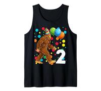 Bigfoot 2nd Birthday Sasquatch Loving Tank Top