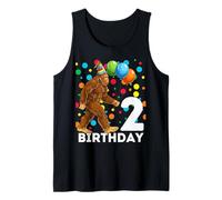 Bigfoot 2nd Birthday Sasquatch Loving Tank Top