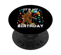 Bigfoot 6th Birthday Sasquatch Loving PopSockets Adhesive PopGrip