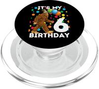Bigfoot 6th Birthday Sasquatch Loving PopSockets PopGrip for MagSafe
