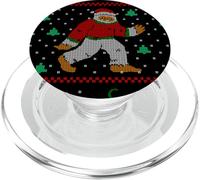 Bigfoot Abominable Snowman Yeti Santa Ugly Christmas Sweater PopSockets PopGrip for MagSafe