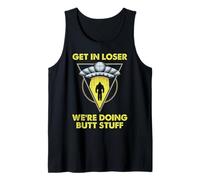 Bigfoot Alien Abduction Funny Sasquatch UFO Humor Tank Top