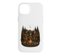 Bigfoot Alien Bear Friends Campfire Knitting Case for iPhone 14 Plus