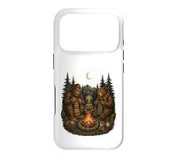 Bigfoot Alien Bear Friends Campfire Knitting Case for iPhone 17 Pro
