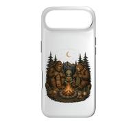 Bigfoot Alien Bear Friends Campfire Knitting Case for iPhone Air
