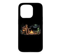 Bigfoot & Alien By The Campfire - Funny Camp Novelty Camping Case for iPhone 15 Pro