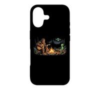 Bigfoot & Alien By The Campfire - Funny Camp Novelty Camping Case for iPhone 17
