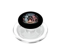 Bigfoot Alien Campfire Funny Sasquatch UFO Camping Art PopSockets PopGrip for MagSafe