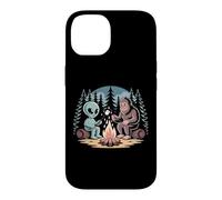 Bigfoot Alien Campfire Sasquatch UFO Forest Friends Case for iPhone 14