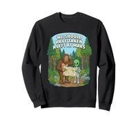 Bigfoot Alien Campfire We Should Have Taken A Left At Mars Sweatshirt