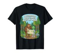 Bigfoot Alien Campfire We Should Have Taken A Left At Mars T-Shirt
