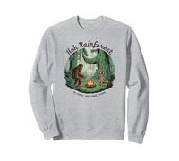 Bigfoot & Alien Camping Hoh Rainforest Olympic National Park Sweatshirt