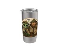Bigfoot Alien Forest Ranger Friends Funny Cryptid Explorer Stainless Steel Insulated Tumbler