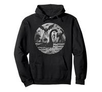 Bigfoot Alien Loch Ness Monster Mythical Creatures UFOs Pullover Hoodie