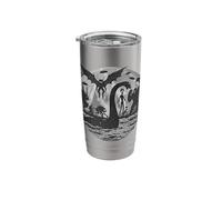 Bigfoot Alien Loch Ness Monster Mythical Creatures UFOs Stainless Steel Insulated Tumbler
