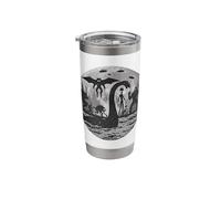 Bigfoot Alien Loch Ness Monster Mythical Creatures UFOs Stainless Steel Insulated Tumbler