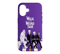 Bigfoot Alien Skeleton Crossing the Road Weird Halloween Case for iPhone 16