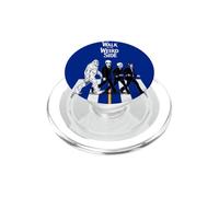 Bigfoot Alien Skeleton Crossing the Road Weird Halloween PopSockets PopGrip for MagSafe