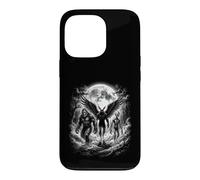 Bigfoot Alien Winged Creature Full Moon Forest Path Case for iPhone 13 Pro