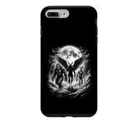 Bigfoot Alien Winged Creature Full Moon Forest Path Case for iPhone 7 Plus/8 Plus