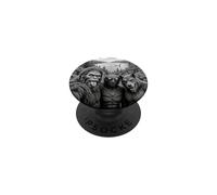 Bigfoot Alien Winged Creature UFO Lake Selfie Scene PopSockets Adhesive PopGrip