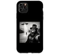 Bigfoot Aliens UFO St Patricks Day Funny Selfie Case for iPhone 11 Pro Max