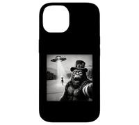 Bigfoot Aliens UFO St Patricks Day Funny Selfie Case for iPhone 14