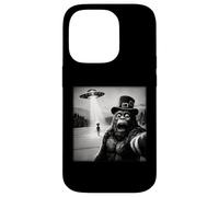 Bigfoot Aliens UFO St Patricks Day Funny Selfie Case for iPhone 14 Pro