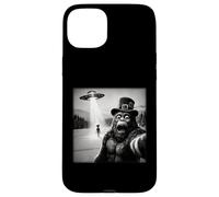 Bigfoot Aliens UFO St Patricks Day Funny Selfie Case for iPhone 15 Plus