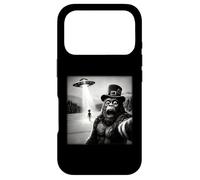Bigfoot Aliens UFO St Patricks Day Funny Selfie Case for iPhone 17 Pro
