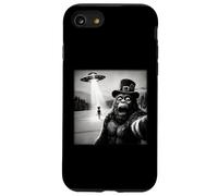 Bigfoot Aliens UFO St Patricks Day Funny Selfie Case for iPhone SE (2020) / 7/8