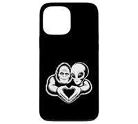 Bigfoot and Alien Friendship Paranormal Love Sasquatch UFO Case for iPhone 13 Pro Max