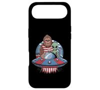 Bigfoot and Alien with Flags Under UFO Moon Case for iPhone Air