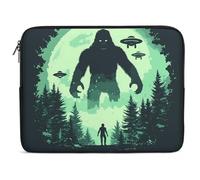 Bigfoot And Aliens Shockproof Laptop Sleeve Case Protective Briefcase Carrying Computer Bag Portable Laptops Cover 13inch