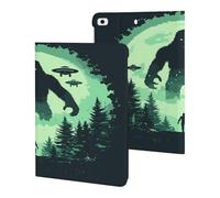 Bigfoot And Aliens Slim Tablet Cases Compatible with iPad Series Without Pencil Holder Protective Cover Compatible with ipad Mini 1/2/3/4/5 (7.9in)