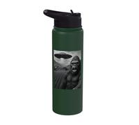 Bigfoot Area 51 UFO Encounter Selfie Stainless Steel Insulated Water Bottle