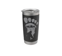Bigfoot Believe Conspiracy Theory Funny Design Stainless Steel Insulated Tumbler