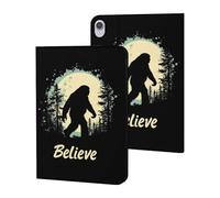 Bigfoot Believe Funny Tablet Cases Multi-Viewing Angels Trifold Stand Case Compatible with iPad Series
