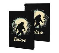 Bigfoot Believe Funny Tablet Cases Multi-Viewing Angels Trifold Stand Case Compatible with iPad Series
