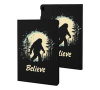 Bigfoot Believe Funny Tablet Cases Multi-Viewing Angels Trifold Stand Case Compatible with iPad Series