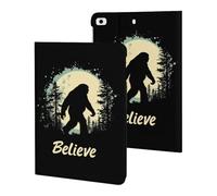 Bigfoot Believe Funny Tablet Cases Multi-Viewing Angels Trifold Stand Case Compatible with iPad Series