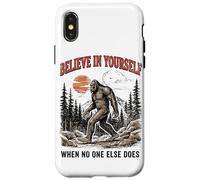 Bigfoot Believe In Yourself When No One Else Does Sasquatch Case for iPhone X/XS