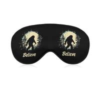 Bigfoot Believe Soft Sleep Eye Mask with Adjustable Strap Breathable Sleeping Eyeshade Cute Eyes Shade