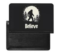 Bigfoot Believe Travel Passport Covers Unisex Wallet Holder Slim RFID Blocking Card Case Protector Essentials