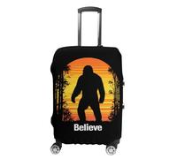 Bigfoot Believe Trendy Suitcase Covers Unisex Luggage Cover Protector Fit 19 to 32 Inch Travel Lover L