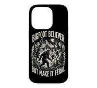 Bigfoot Believer But Make It Feral Wilderness Case for iPhone 14 Pro