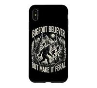 Bigfoot Believer But Make It Feral Wilderness Case for iPhone XS Max