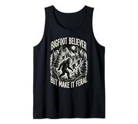 Bigfoot Believer But Make It Feral Wilderness Tank Top