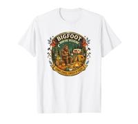 Bigfoot Bonfire Weekend Camp Chill Creep It Cozy Value Graphic T-Shirt